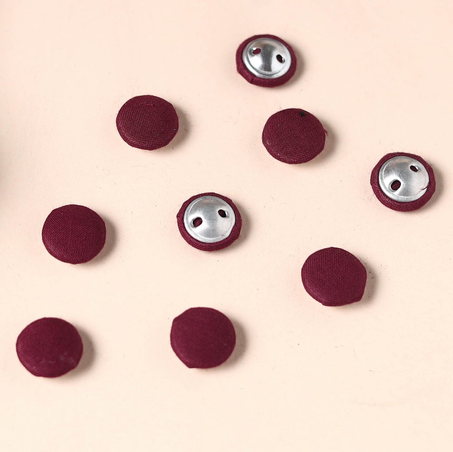  Buttonbaaz Handmade Fabric Button Small 