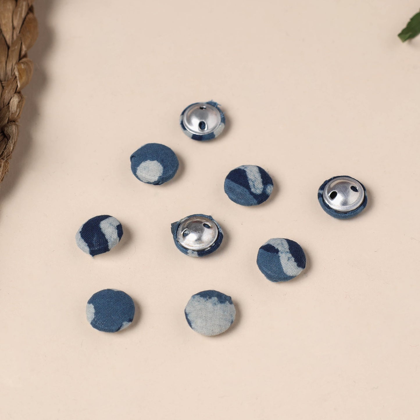  Buttonbaaz Handmade Fabric Button Small 