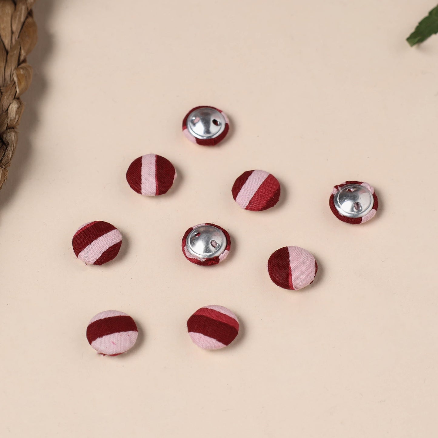  Buttonbaaz Handmade Fabric Button Small 