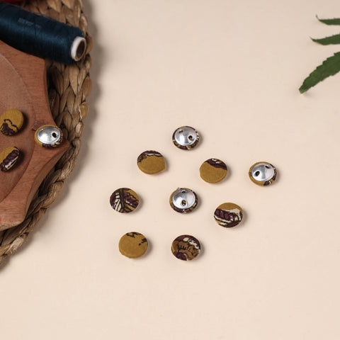  Buttonbaaz Handmade Fabric Button Small 