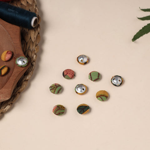  Buttonbaaz Handmade Fabric Button Small 