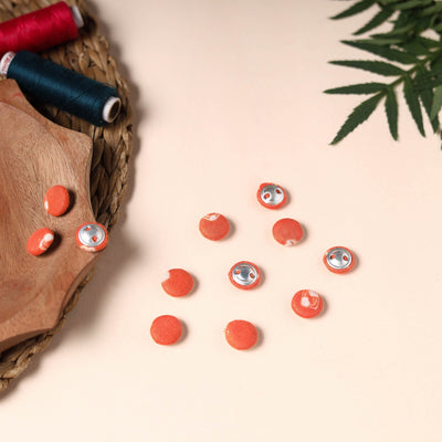  Buttonbaaz Handmade Fabric Button Small 