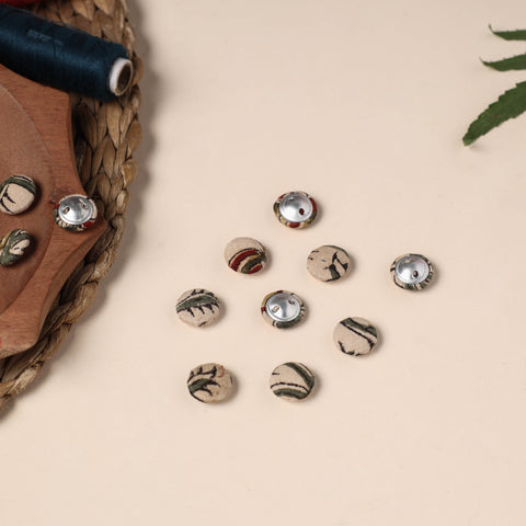  Buttonbaaz Handmade Fabric Button Small 