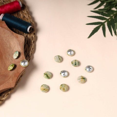  Buttonbaaz Handmade Fabric Button Small 