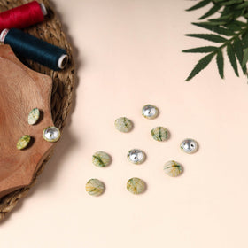  Buttonbaaz Handmade Fabric Button Small 