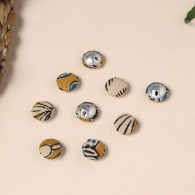  Buttonbaaz Handmade Fabric Button Small 