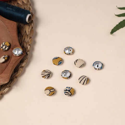  Buttonbaaz Handmade Fabric Button Small 