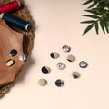  Buttonbaaz Handmade Fabric Button Small 