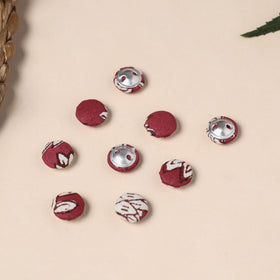 Buttonbaaz Handmade Fabric Button Small 
