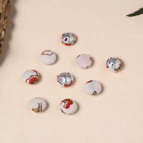  Buttonbaaz Handmade Fabric Button Small 