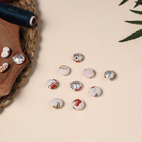  Buttonbaaz Handmade Fabric Button Small 
