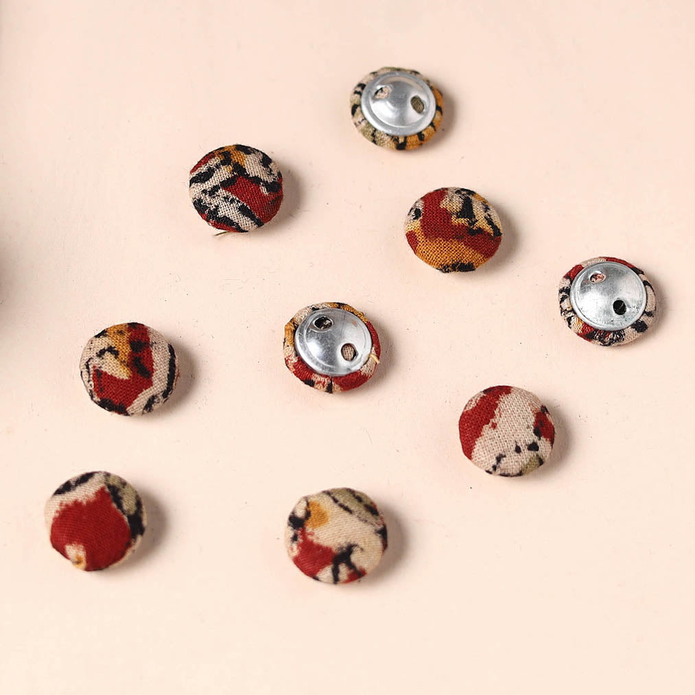  Buttonbaaz Handmade Fabric Button Small 