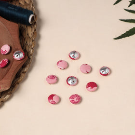  Buttonbaaz Handmade Fabric Button Small 