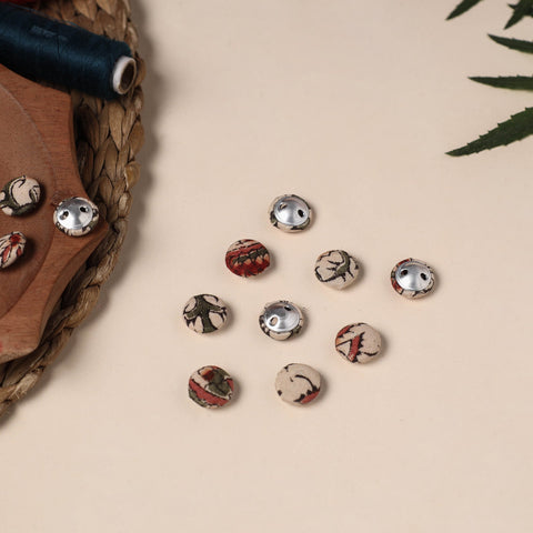  Buttonbaaz Handmade Fabric Button Small 