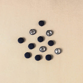 1.5cm handmade fabric small button (set of 12) 05
