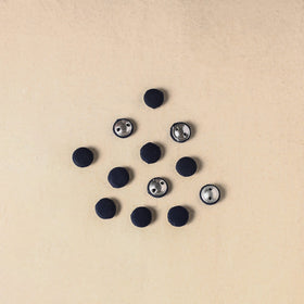 1.5cm handmade fabric small button (set of 12) 05