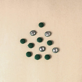 1.5cm handmade fabric small button (set of 12) 10
