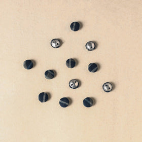 1.5cm handmade fabric small button (set of 12) 12