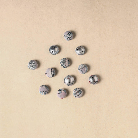 1.5cm handmade fabric small button (set of 12) 12