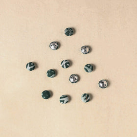 1.5cm handmade fabric small button (set of 12) 32