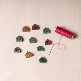 1.5cm Handmade Sambhal Clothing Button (Set of 10) 