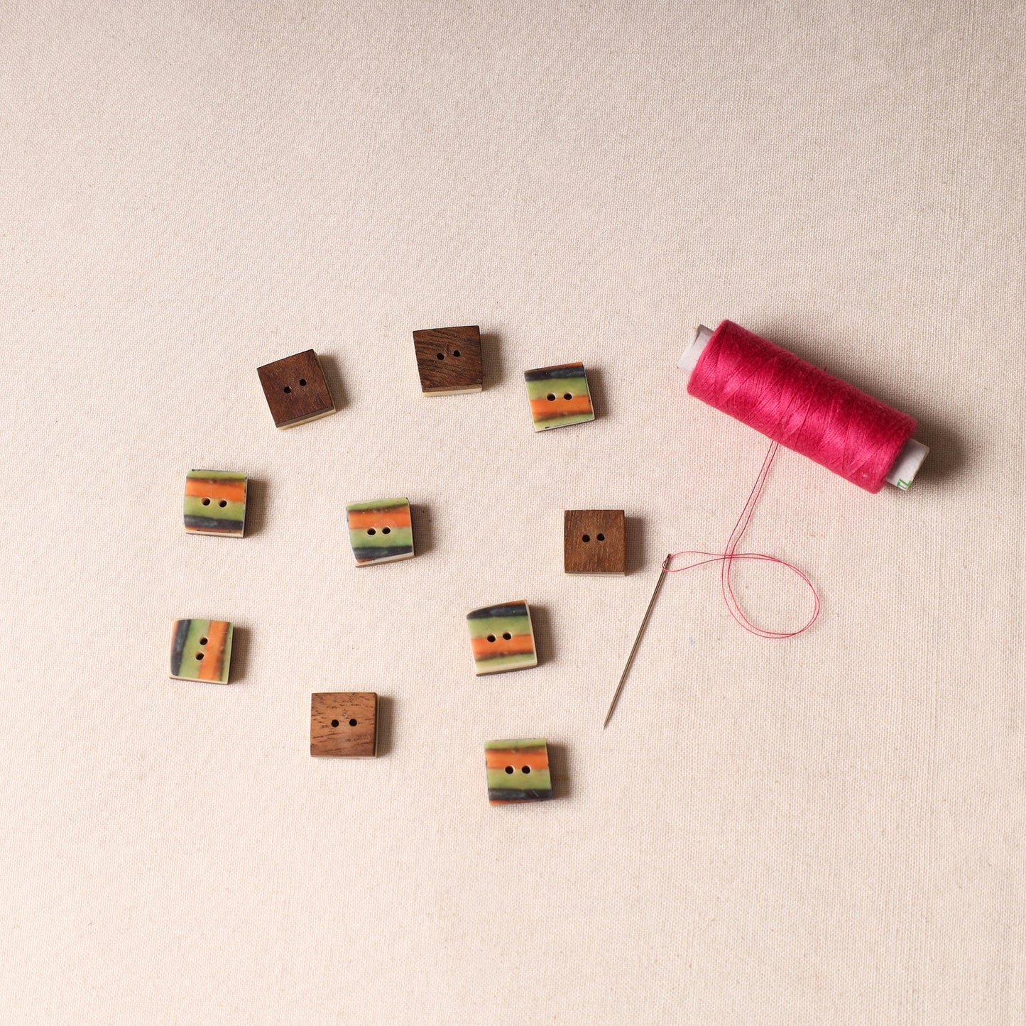 1.5cm Handmade Sambhal Clothing Button (Set of 10)