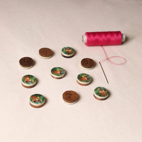 1.8cm Handmade Sambhal Clothing Button (Set of 10)