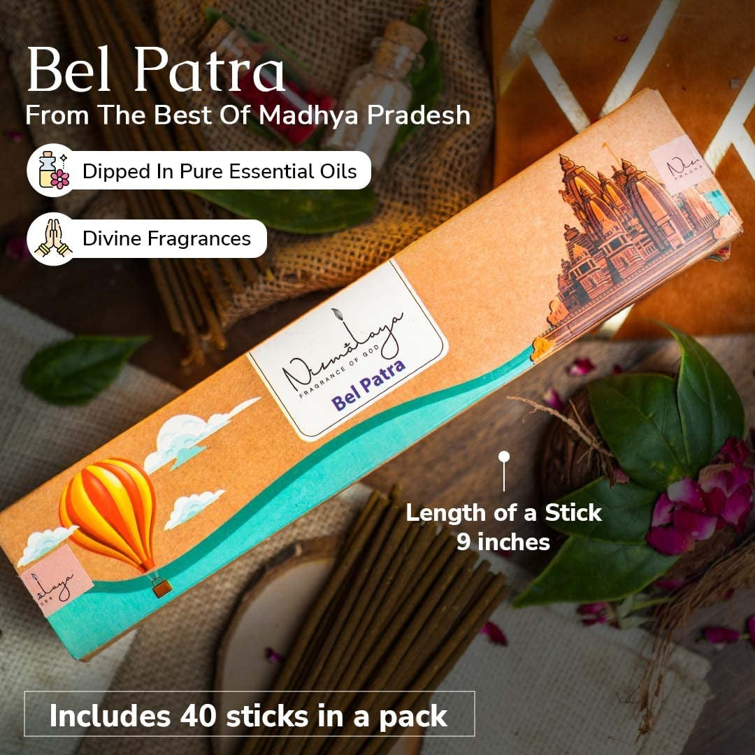 Nirmalaya Bel Patra Incense Sticks Agarbatti- 40 Sticks