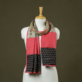 Multicolor - cotton patchwork kalamkari stole 07