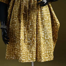 Hand batik cotton medium kaftan 31 - handcrafted