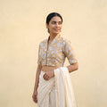 Sanganeri Hand Block Print Cotton Readymade Blouse 03