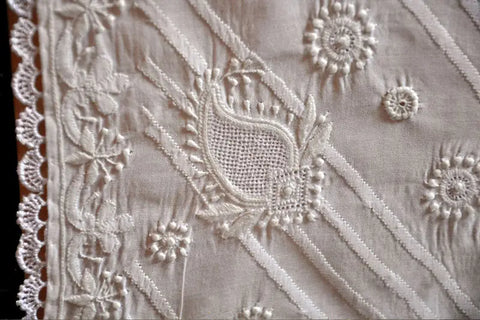 Weaving tales of royalty: different stitches chikankari