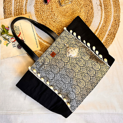 Kala Banarasi Silk Hand Bag