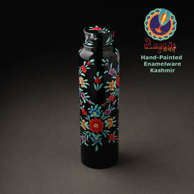  Floral Handpainted Enamelware Stainless Steel Water Bottle 