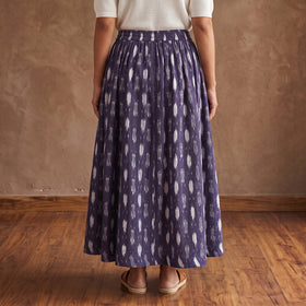 Pochampally Ikat 24 Kali Cotton Long Skirt 13