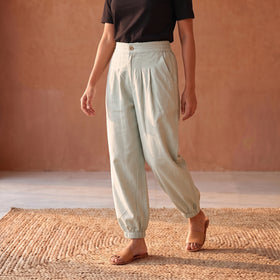 Flex Cotton Elasticated Plain Pant for Women 10