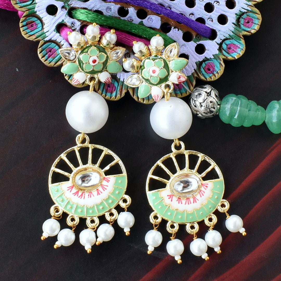 Bindurekha Multicolor Stud Earrings