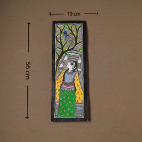 Handpainted Madhubani Painting by Santosh Paswan (22 x 7 in) 18