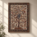 Kalamkari Art Wall Hanging with Tree of life Motif by Pitchuka Srinivas (72 x 60 in) 15