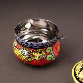 Odisha Pattachitra Handpainted Stainless Steel Ghee Pot 47