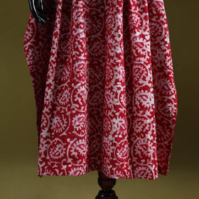 Hand batik cotton long kaftan 03 - handcrafted