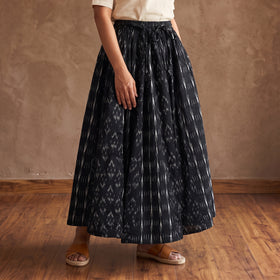 Pochampally Ikat 24 Kali Cotton Long Skirt 12