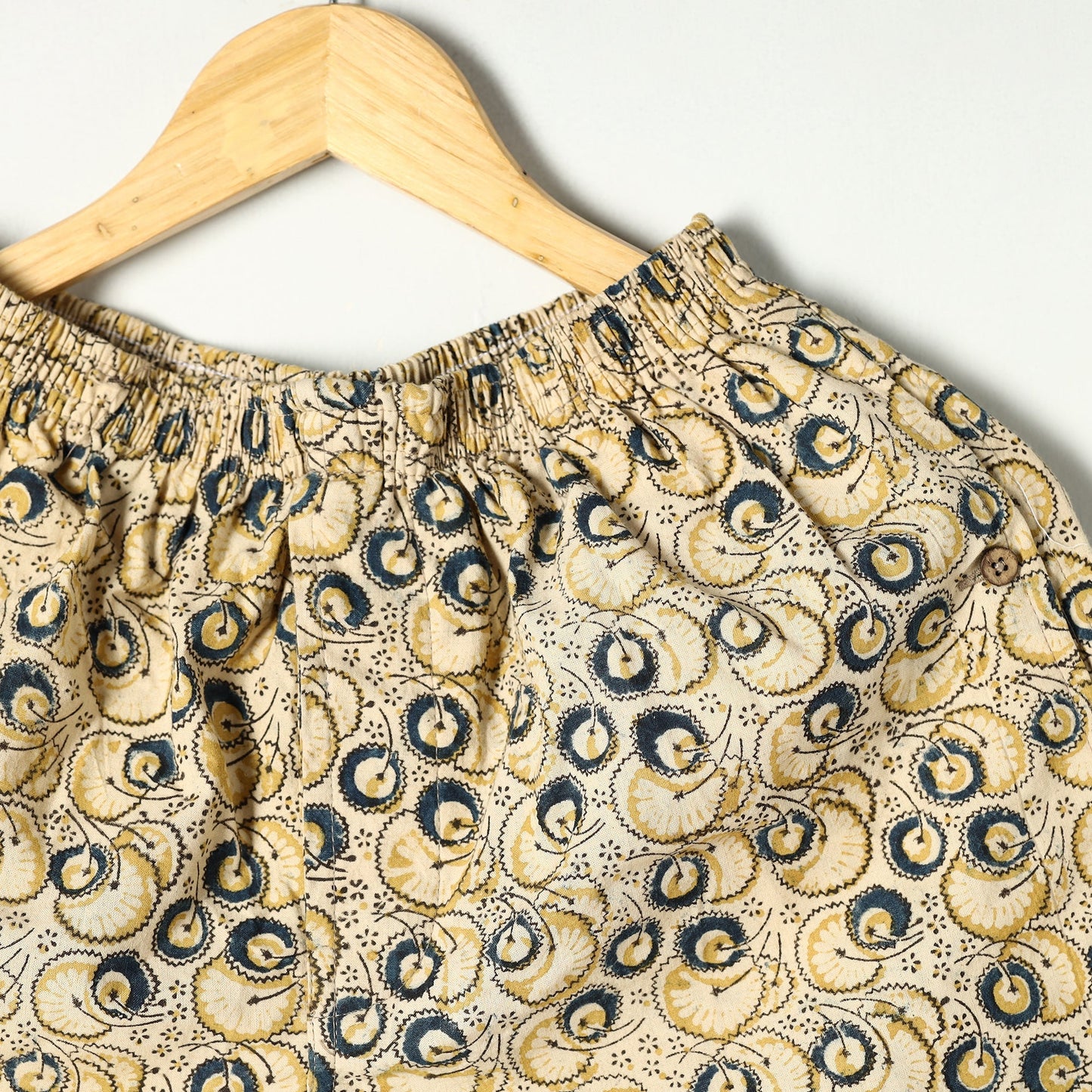 Buy Kalamkari Block Printed Cotton Unisex Boxer/Shorts Online at iTokri.com
