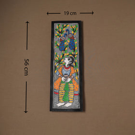 Handpainted Madhubani Painting by Santosh Paswan (22 x 7 in) 16