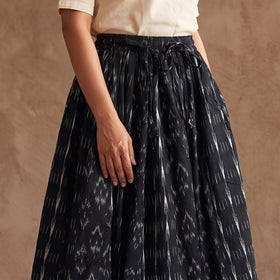 Pochampally Ikat 24 Kali Cotton Long Skirt 12