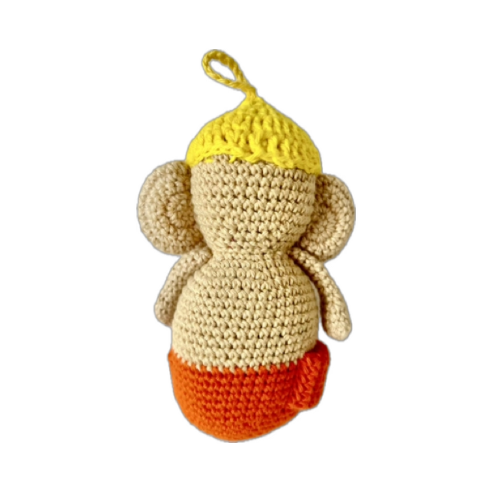 Ganpati Bappa - Handmade Crochet Hanging