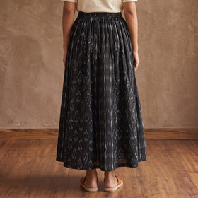 Pochampally Ikat 24 Kali Cotton Long Skirt 12