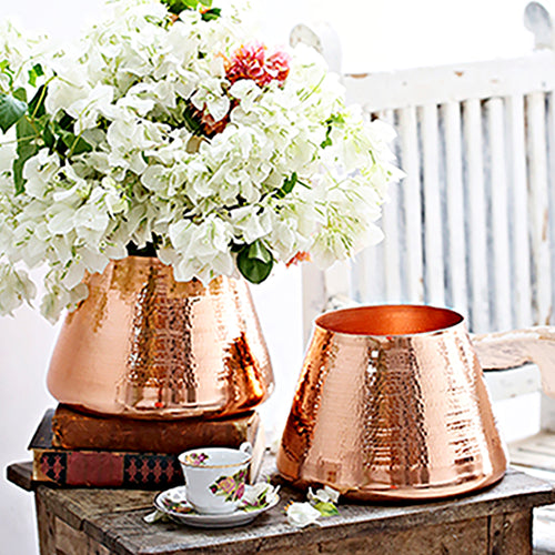 copper vases