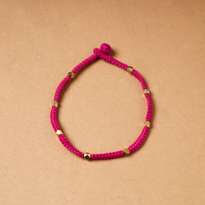 Handcrafted Beads & Thread Work Patwa Anklet 25