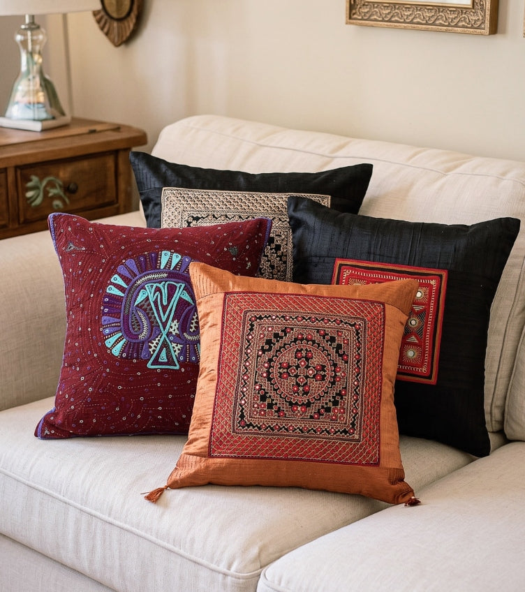 Embroiderd Cushion Covers